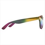 GH6275 Metallic Rainbow Malibu Sunglasses With Custom Imprint